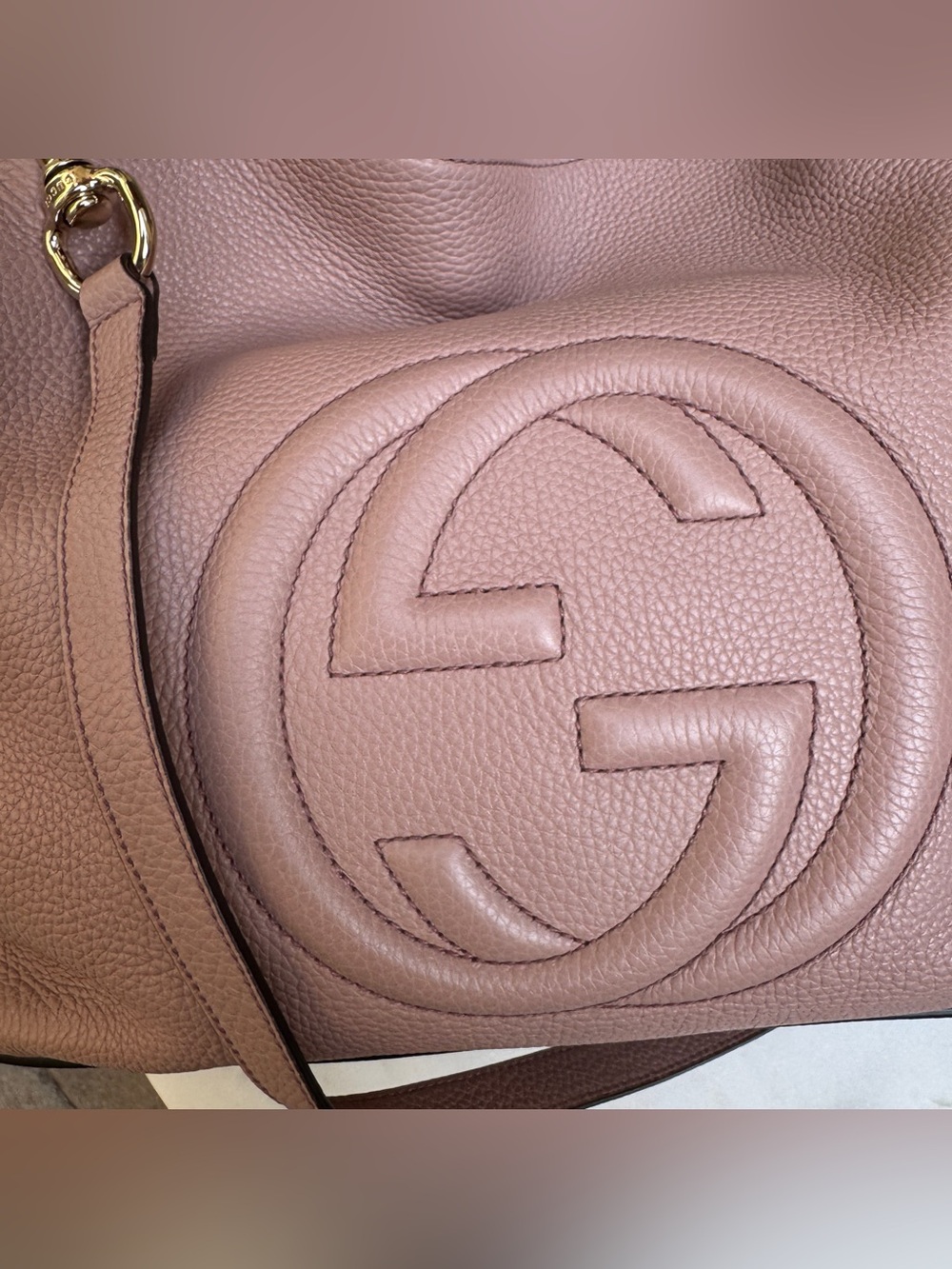 Gucci Soho Convertible Large Hobo Leather Shoulder Bag - Picture 4 of 16